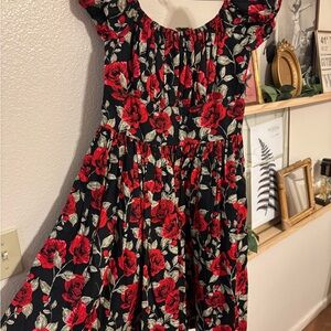 Hearts and Found Roses dress